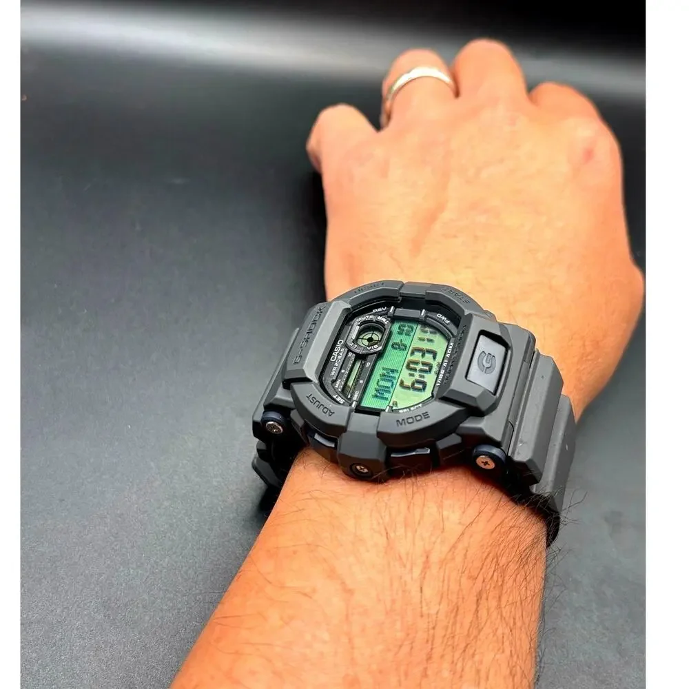 Casio G-Shock GD-350-8 Vibration Alarm Tactical Digital Men's Watch NIB Full Set